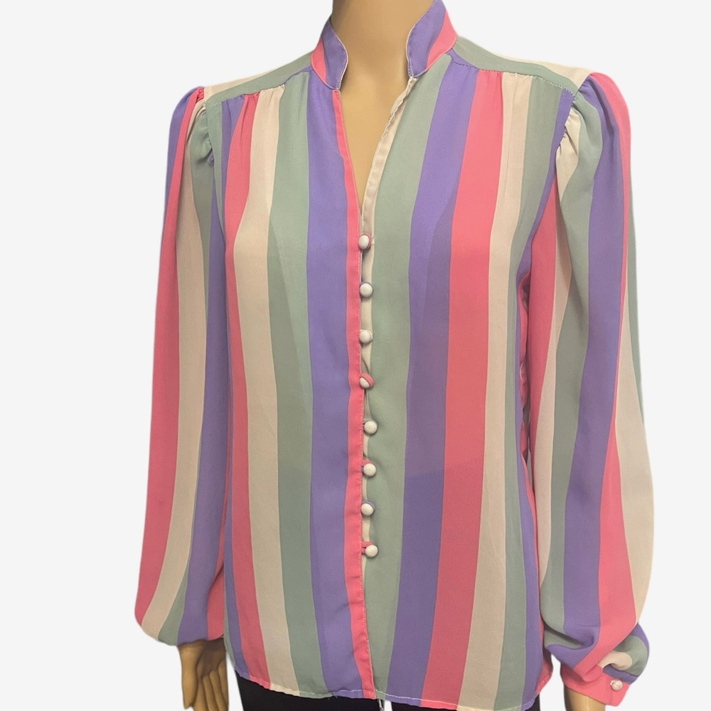 VINTAGE  Blouse- Judy Banks size 7/8